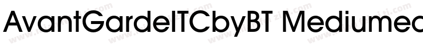AvantGardeITCbyBT Mediumeot字体转换
